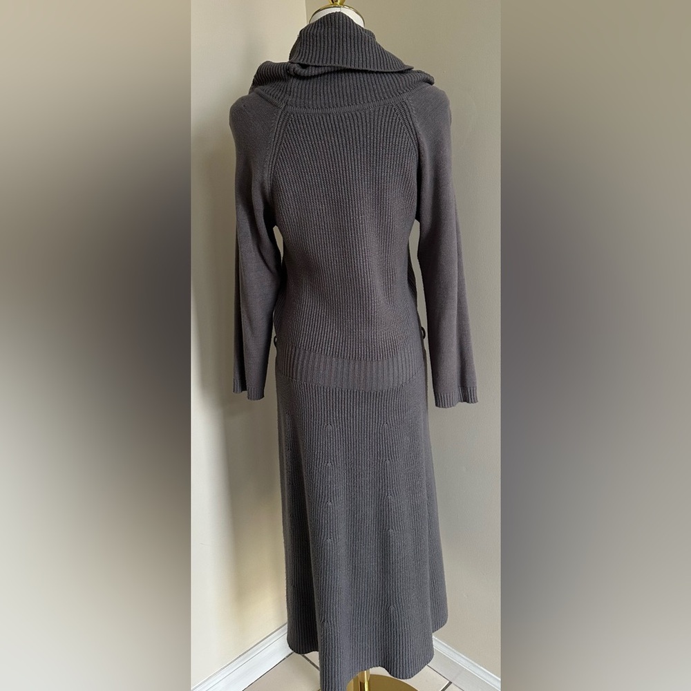 The Limited Gray Sweater Dress- Medium - Picture 2 of 10